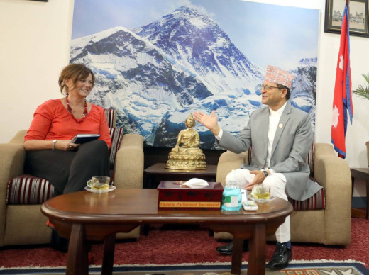 राष्ट्रिय सभा अध्यक्षसँग र अष्ट्रेलियाका राजदूतको शिष्टाचार भेट